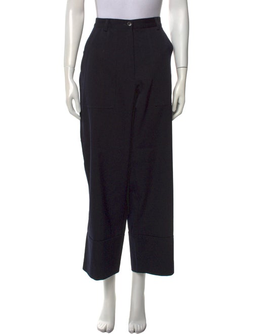 Dries Van Noten Wool Wide Leg Pants