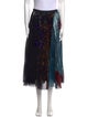 Dries Van Noten Sequin Embellishments Midi Length Skirt