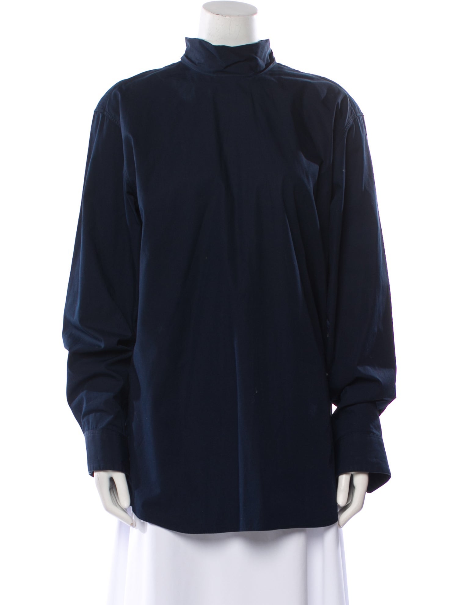Dries Van Noten Mock Neck Long Sleeve Tunic