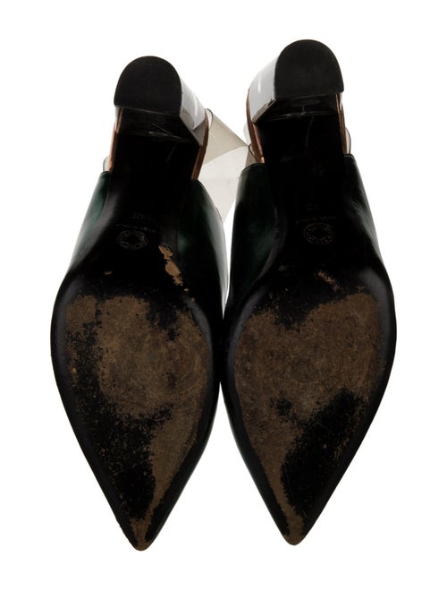 Dries Van Noten Leather Slingback Pumps