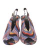 Dries Van Noten Striped Slingback Sandals