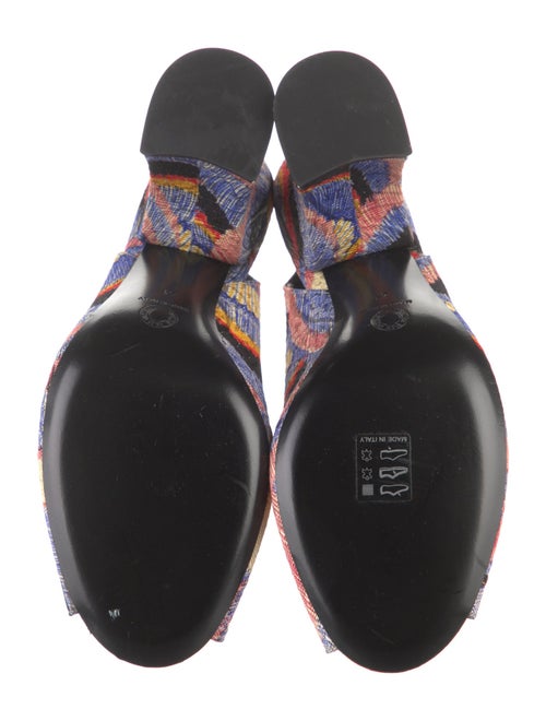 Dries Van Noten Striped Slingback Sandals