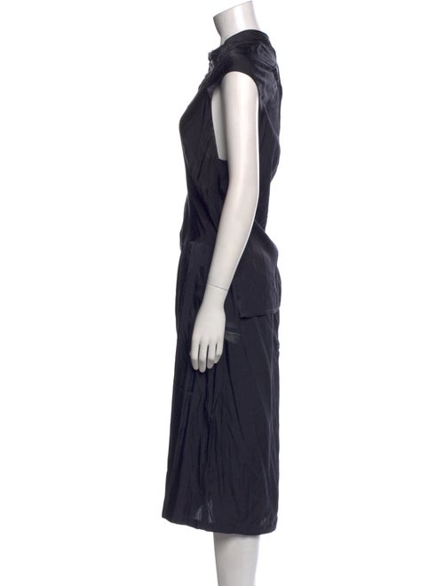 Dries Van Noten Cowl Neck Long Dress