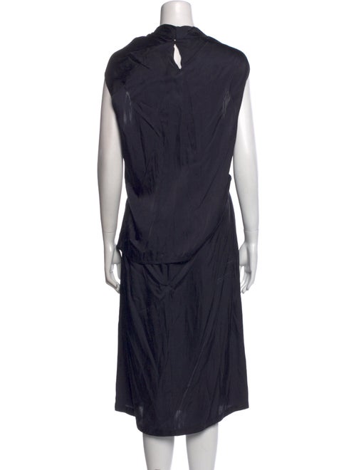 Dries Van Noten Cowl Neck Long Dress