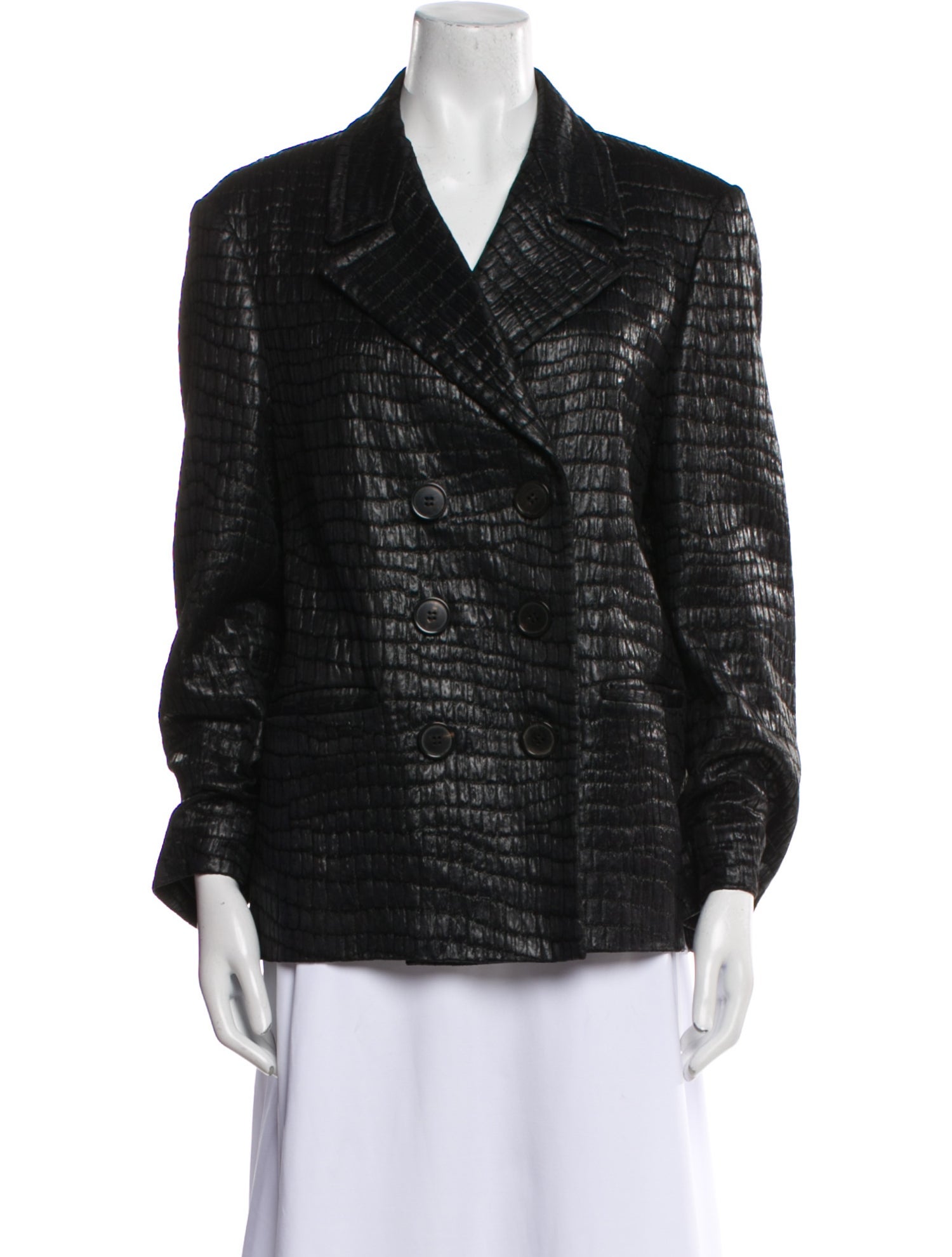 Dries Van Noten Tweed Pattern Blazer