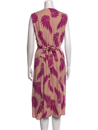 Dries Van Noten Floral Print V-Neck Tunic