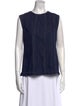 Dries Van Noten Crew Neck Sleeveless Blouse