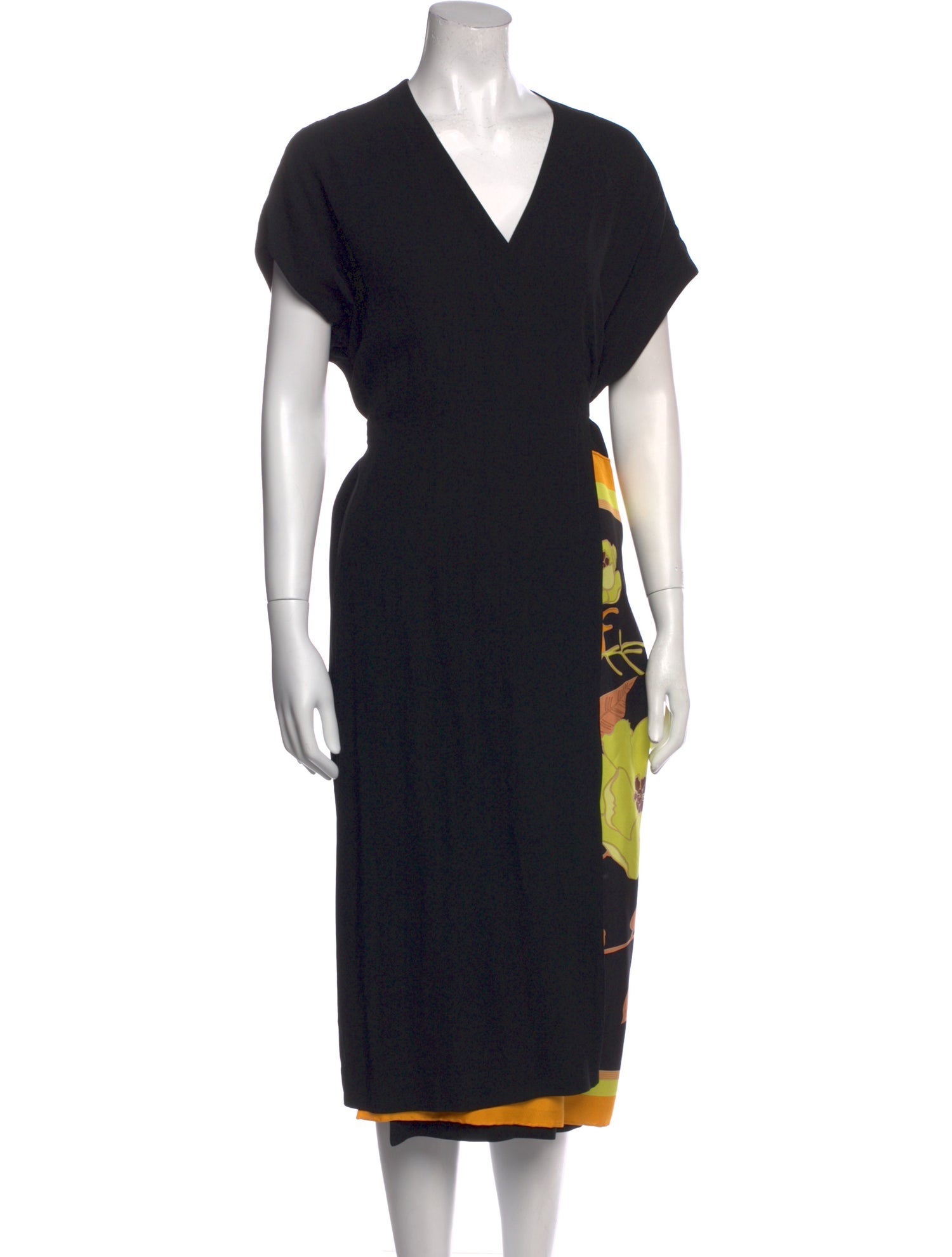 Dries Van Noten Printed Midi Length Dress