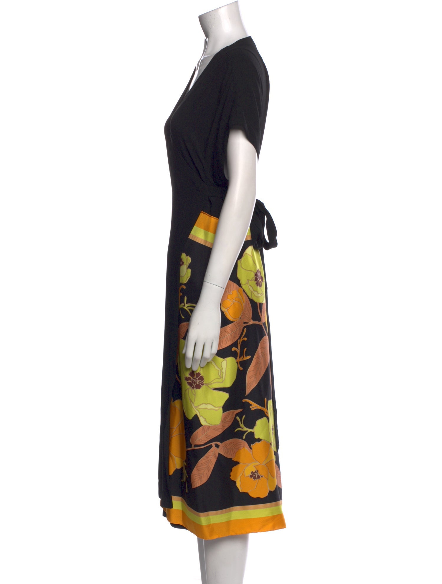 Dries Van Noten Printed Midi Length Dress