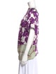 Dries Van Noten Silk Printed Blouse