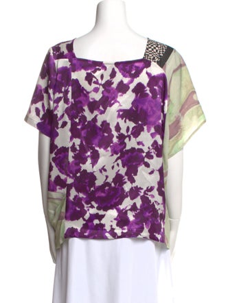 Dries Van Noten Silk Printed Blouse
