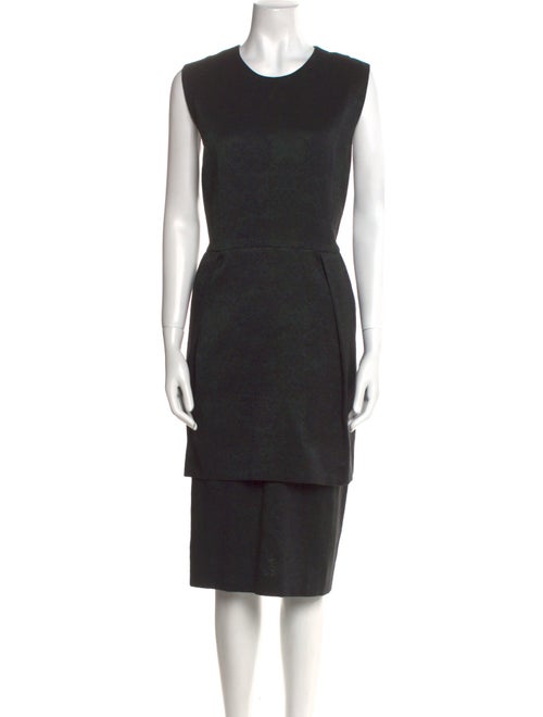 Dries Van Noten Crew Neck Midi Length Dress