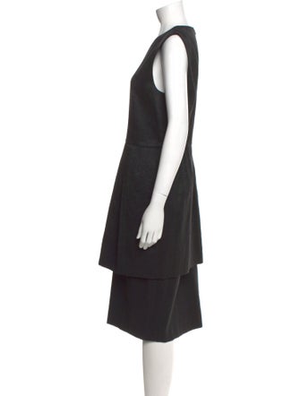 Dries Van Noten Crew Neck Midi Length Dress