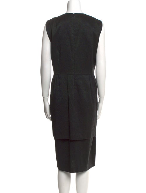 Dries Van Noten Crew Neck Midi Length Dress