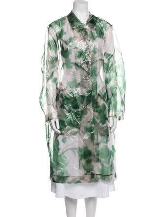 Dries Van Noten Printed Trench Coat