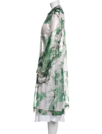 Dries Van Noten Printed Trench Coat