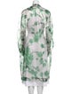 Dries Van Noten Printed Trench Coat