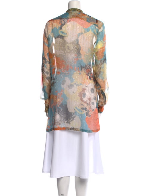 Dries Van Noten Printed Long Sleeve Tunic