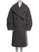 Dries Van Noten Wool Faux Fur Coat