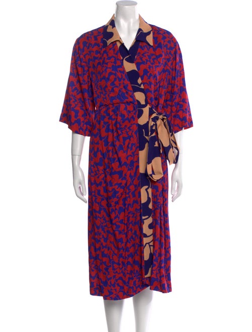 Dries Van Noten Printed Midi Length Dress