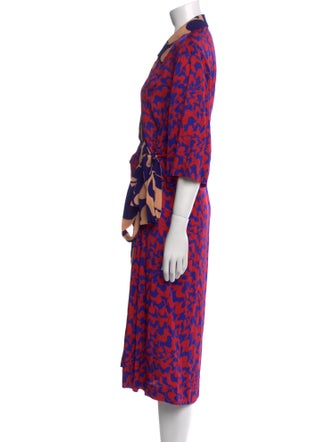 Dries Van Noten Printed Midi Length Dress