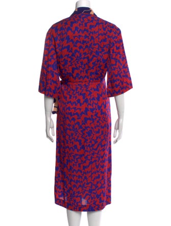 Dries Van Noten Printed Midi Length Dress