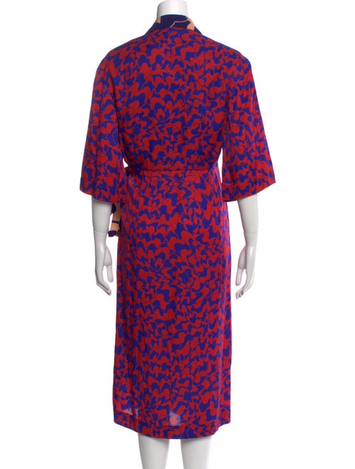 Dries Van Noten Printed Midi Length Dress