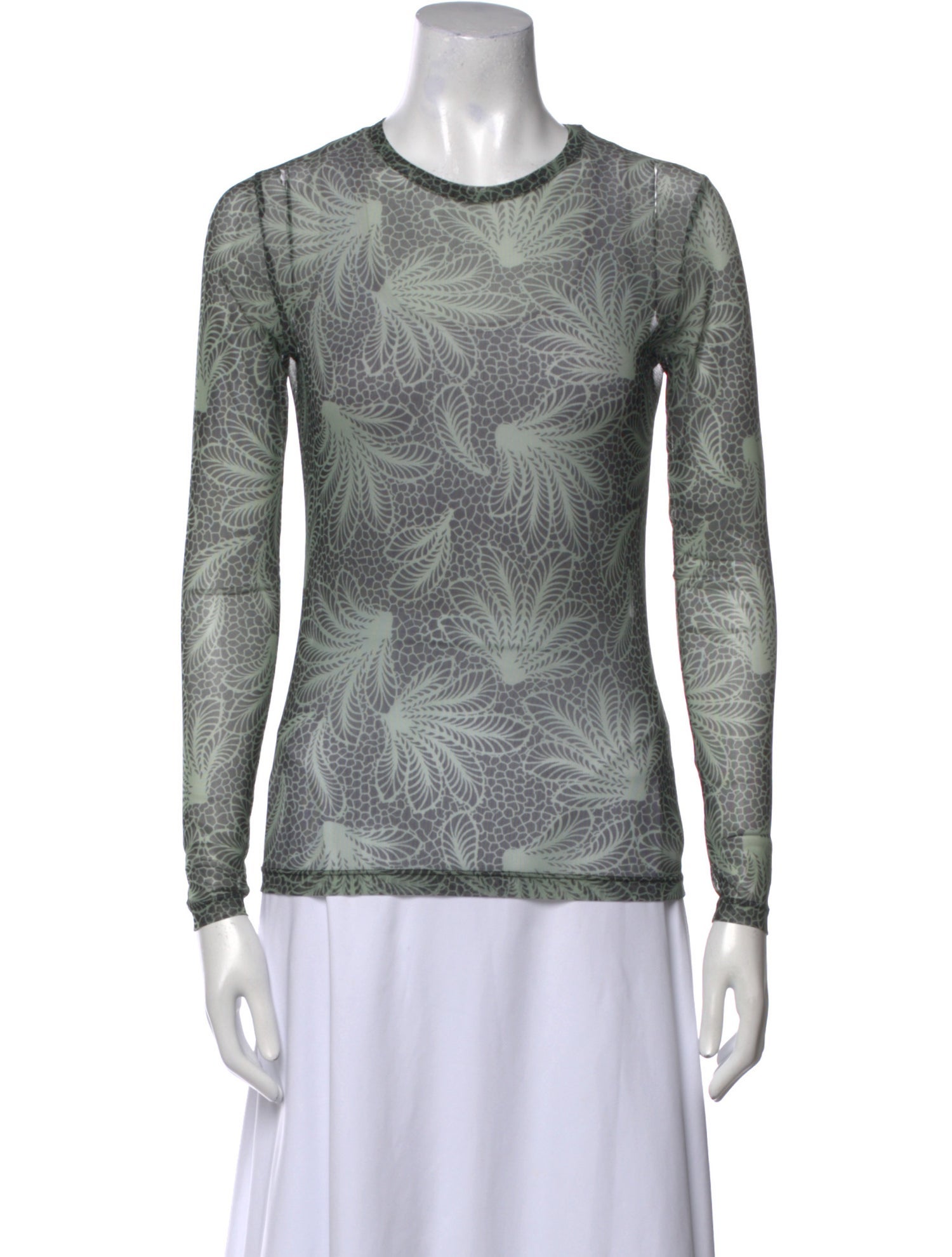 Dries Van Noten Crew Neck Long Sleeve Sweatshirt