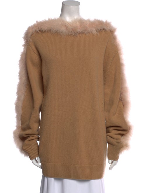 Dries Van Noten Merino Wool Bateau Neckline Sweater