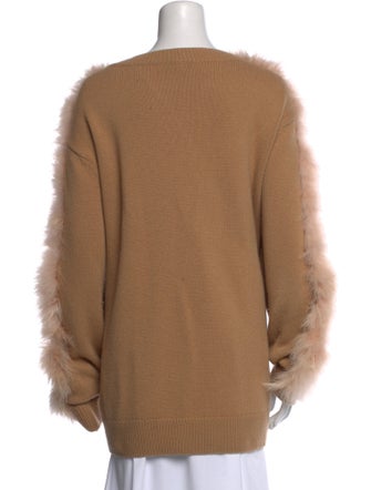 Dries Van Noten Merino Wool Bateau Neckline Sweater