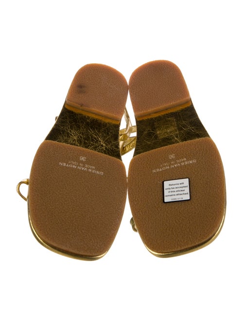 Dries Van Noten Leather Sandals