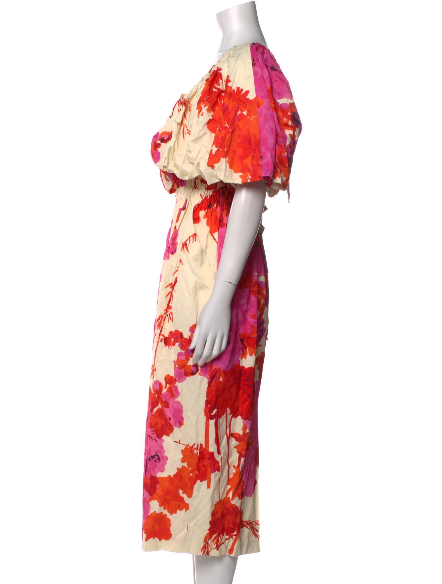 Dries Van Noten Floral Print Long Dress w/ Tags