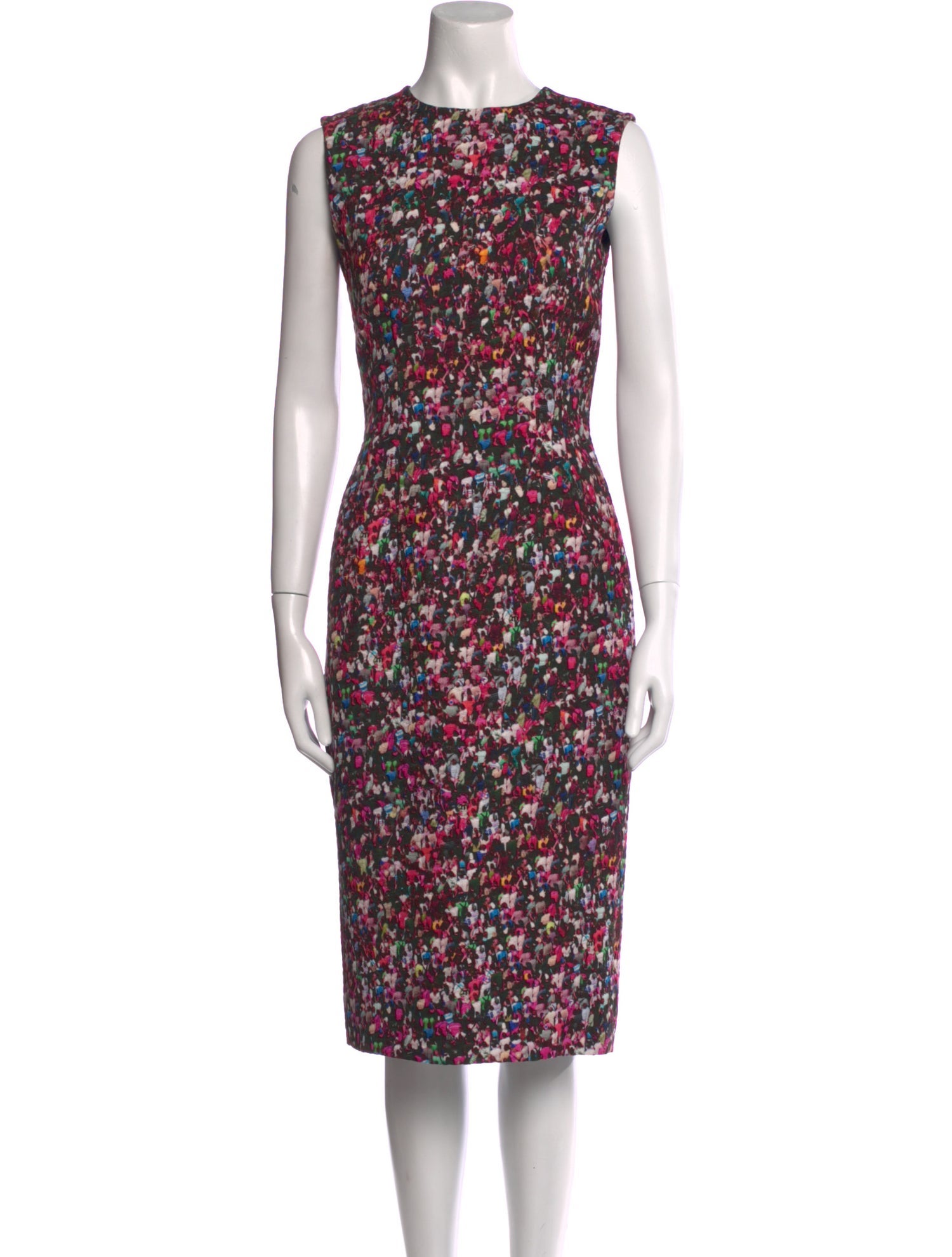 Dries Van Noten Floral Print Midi Length Dress