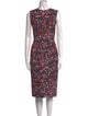 Dries Van Noten Floral Print Midi Length Dress