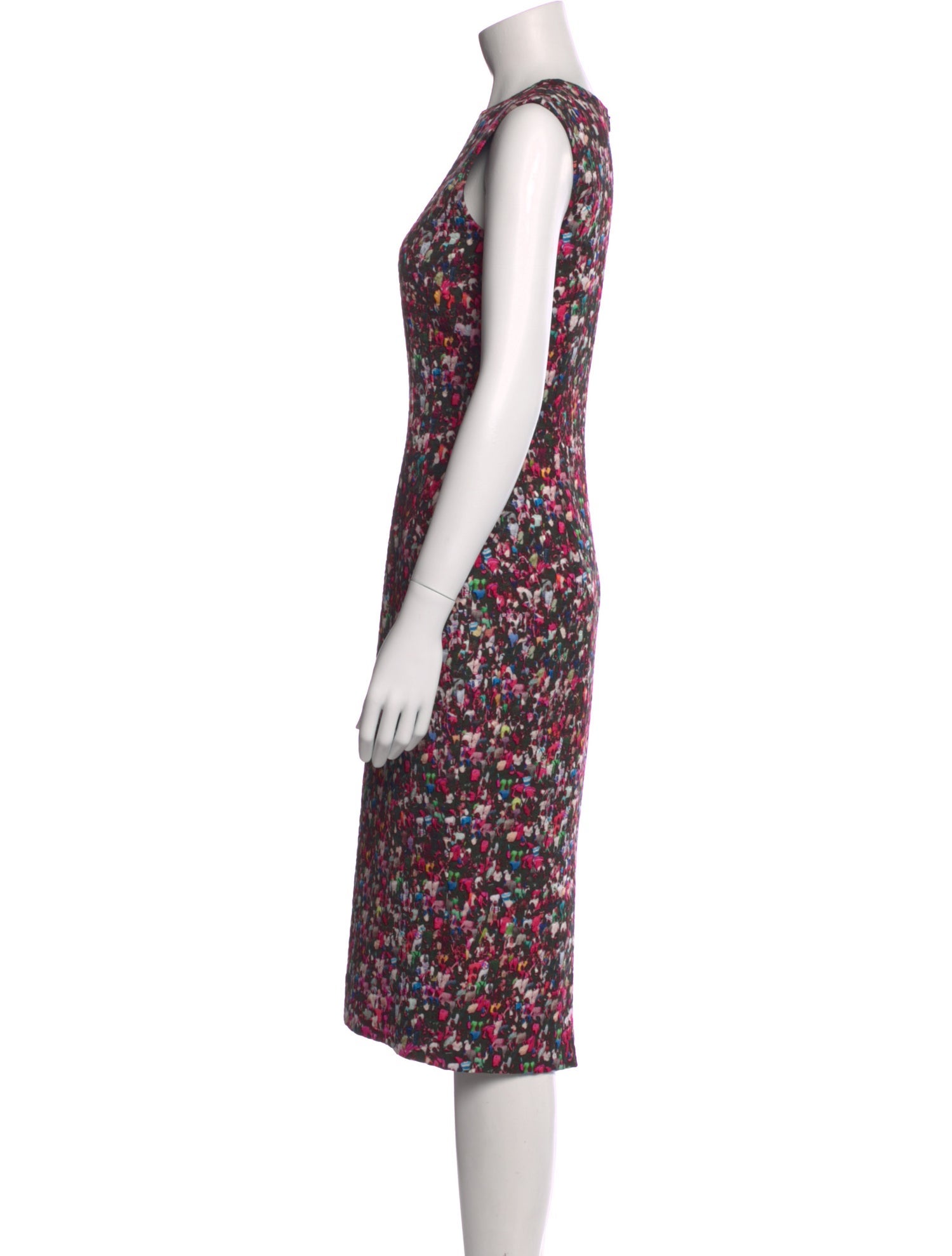 Dries Van Noten Floral Print Midi Length Dress
