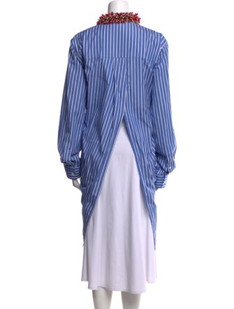 Dries Van Noten Striped Long Sleeve Tunic