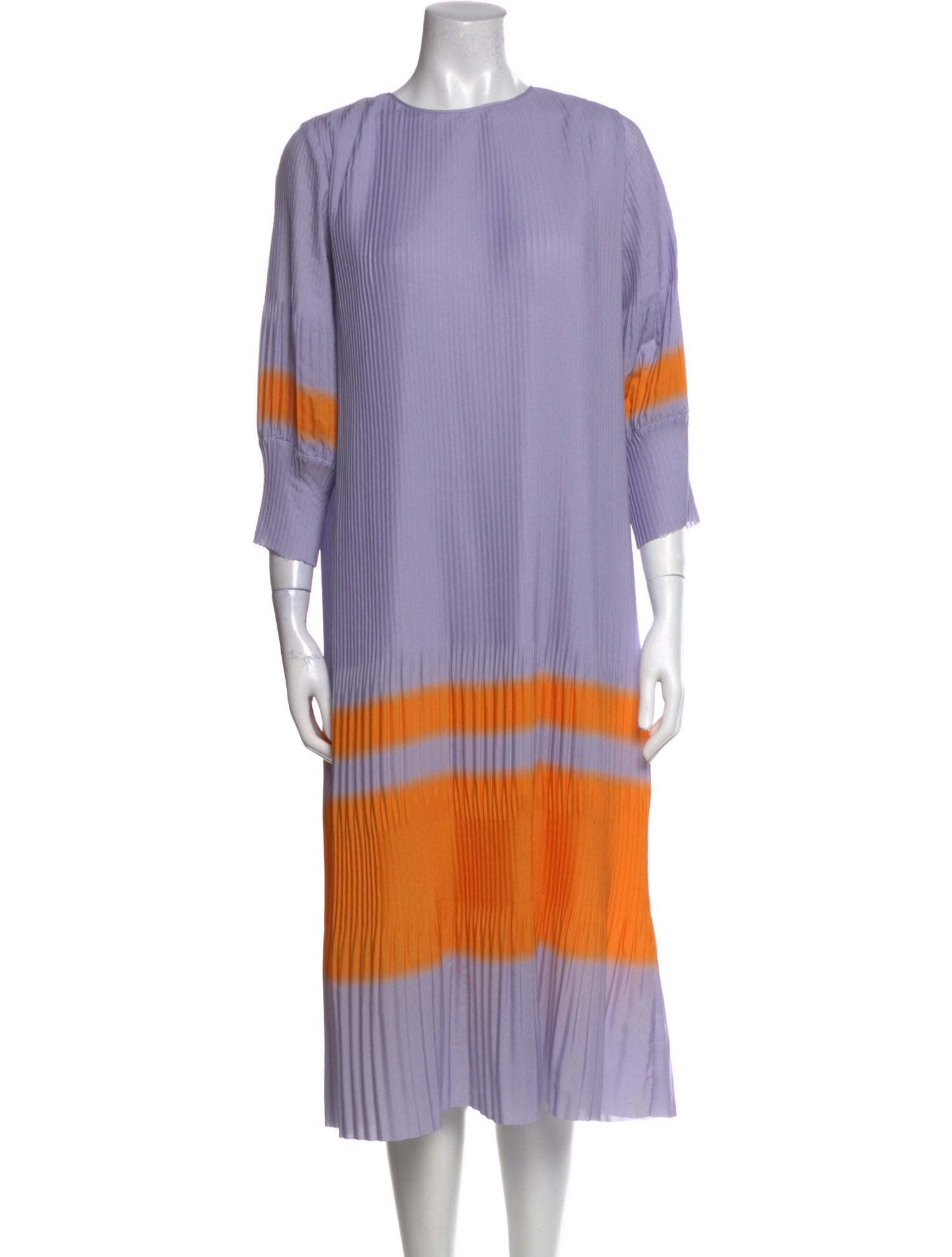 Dries Van Noten Striped Midi Length Dress