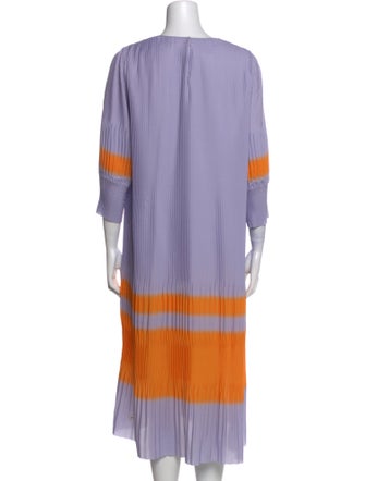 Dries Van Noten Striped Midi Length Dress