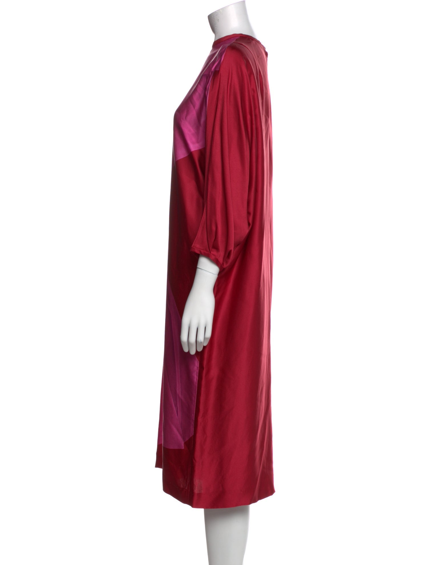 Dries Van Noten Crew Neck Midi Length Dress