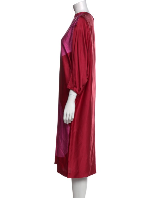 Dries Van Noten Crew Neck Midi Length Dress