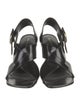 Dries Van Noten Leather Slingback Sandals