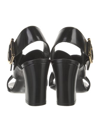 Dries Van Noten Leather Slingback Sandals