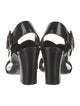 Dries Van Noten Leather Slingback Sandals