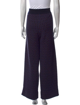 Dries Van Noten Merino Wool Wide Leg Pants