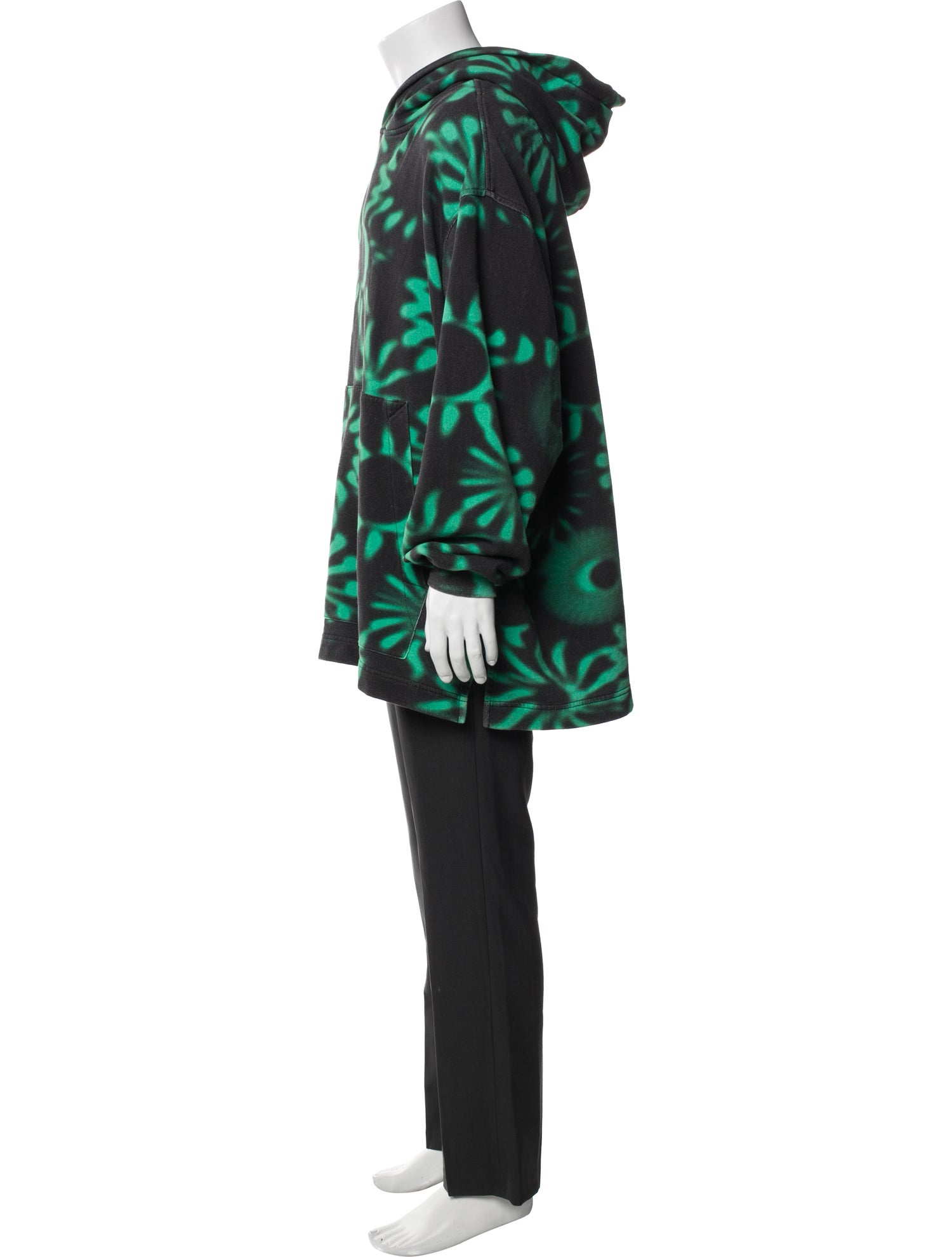 Dries Van Noten Printed Crew Neck Hoodie