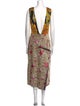 Dries Van Noten Printed Long Dress