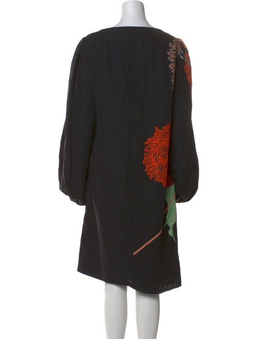 Dries Van Noten Floral Print Midi Length Dress