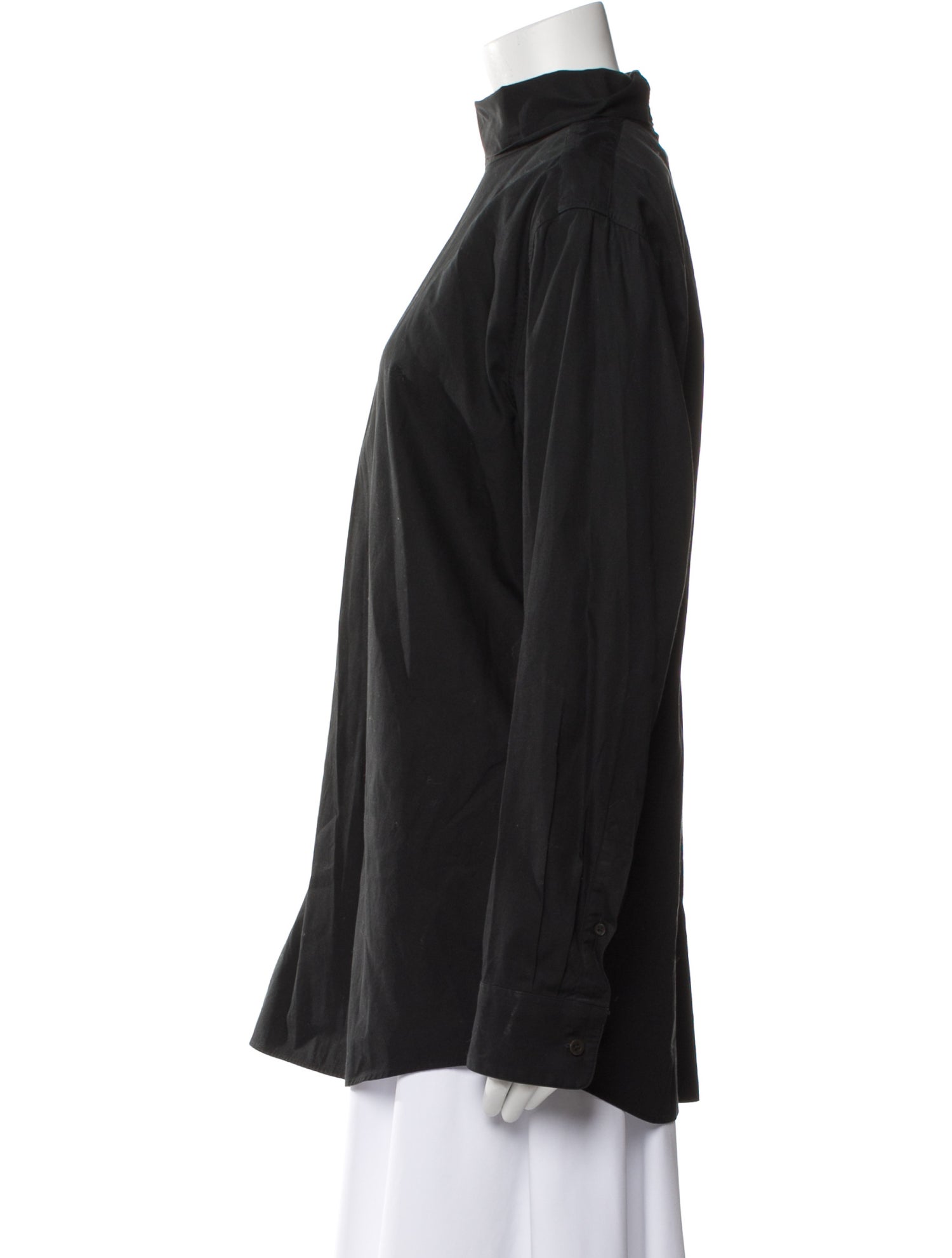 Dries Van Noten Mock Neck Long Sleeve Tunic