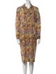 Dries Van Noten Floral Print Knee-Length Dress