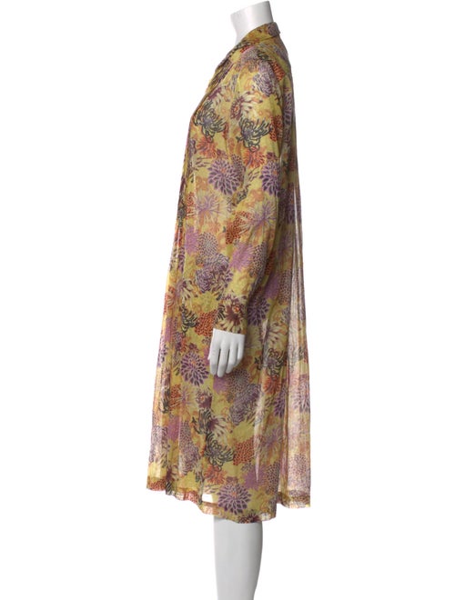 Dries Van Noten Floral Print Knee-Length Dress